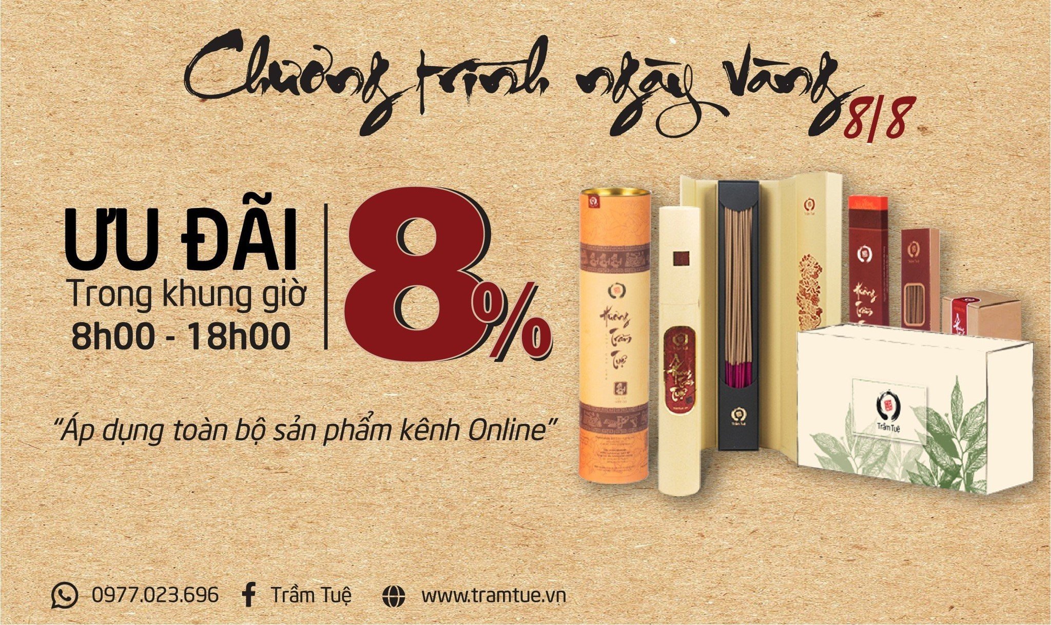 Ưu đãi đặc biệt - Giờ vàng ngày vàng 8/8