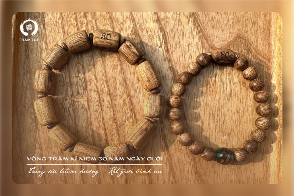30 năm bên nhau - Vòng trầm hương thay lời yêu thương