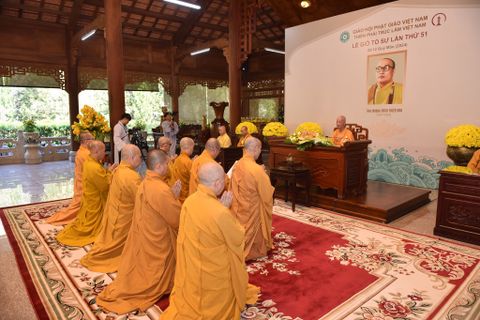 Đồng Nai: Hoà thượng Pháp chủ thân lâm Tổ đình Thường Chiếu dự lễ tưởng niệm Tổ sư Thiện Hoa lần thứ 51