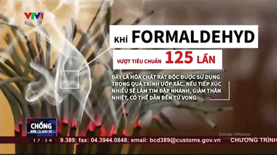 Phóng sự VTV: Loạn hương hóa chất độc hại