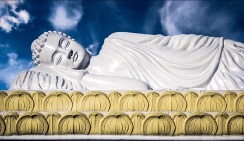 Sincerely commemorating the day when the Gautama Buddha entered Nirvana