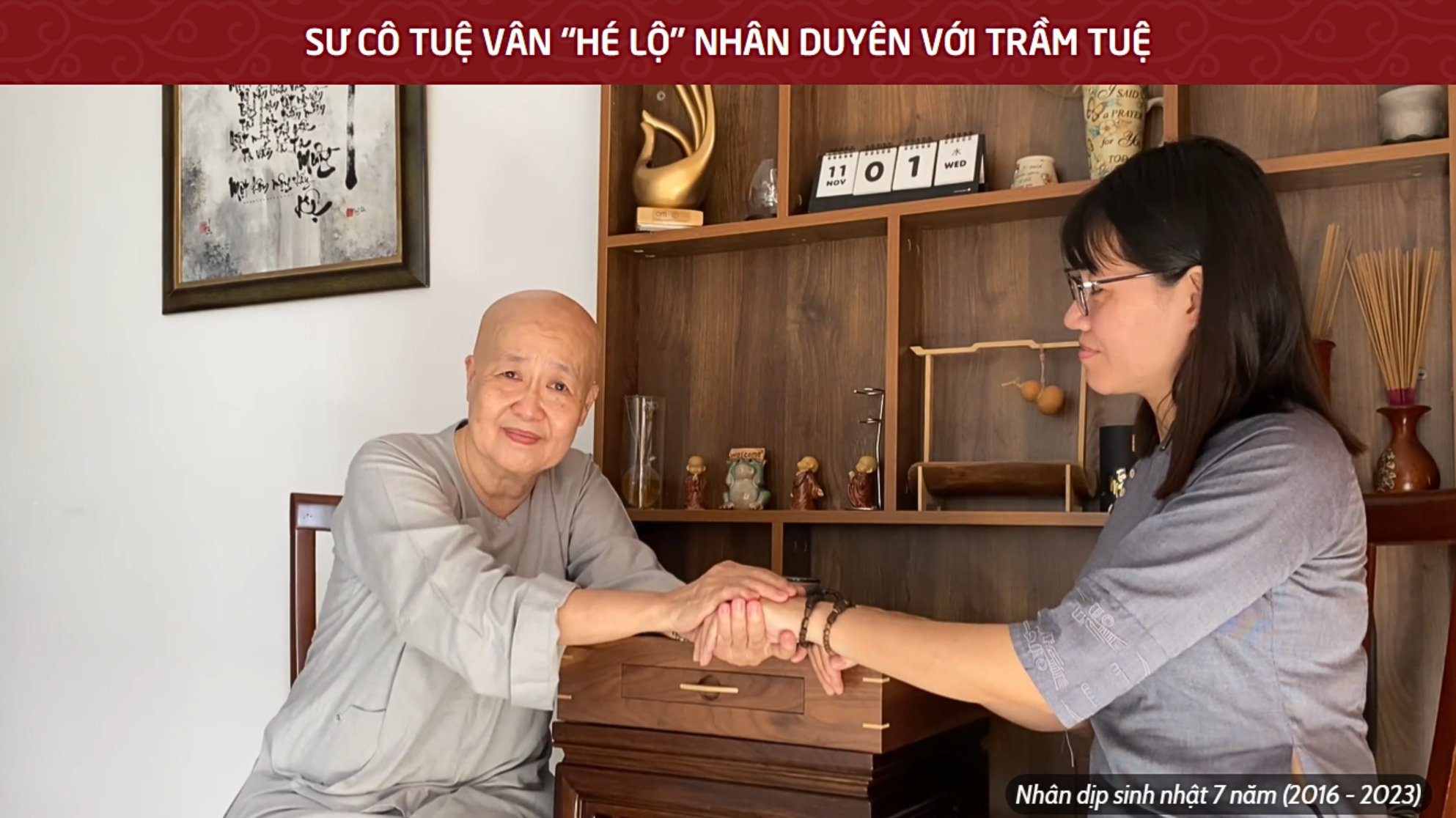 Sư Cô Tuệ Vân hé lộ nhân duyên với Trầm Tuệ nhân dịp 7 năm sinh nhật Công ty