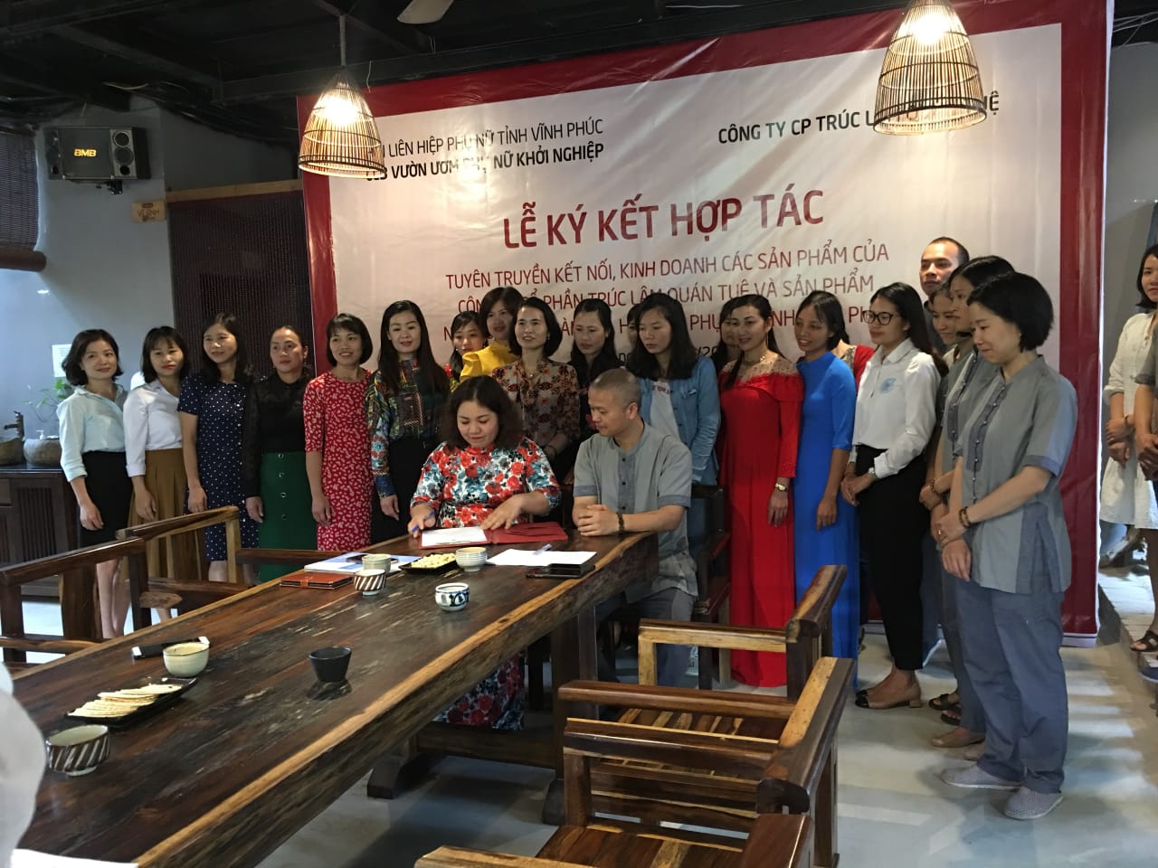 Lễ ký kết Hợp tác giữa Trầm Tuệ và Hội liên hiệp Phụ nữ tỉnh Vĩnh Phúc