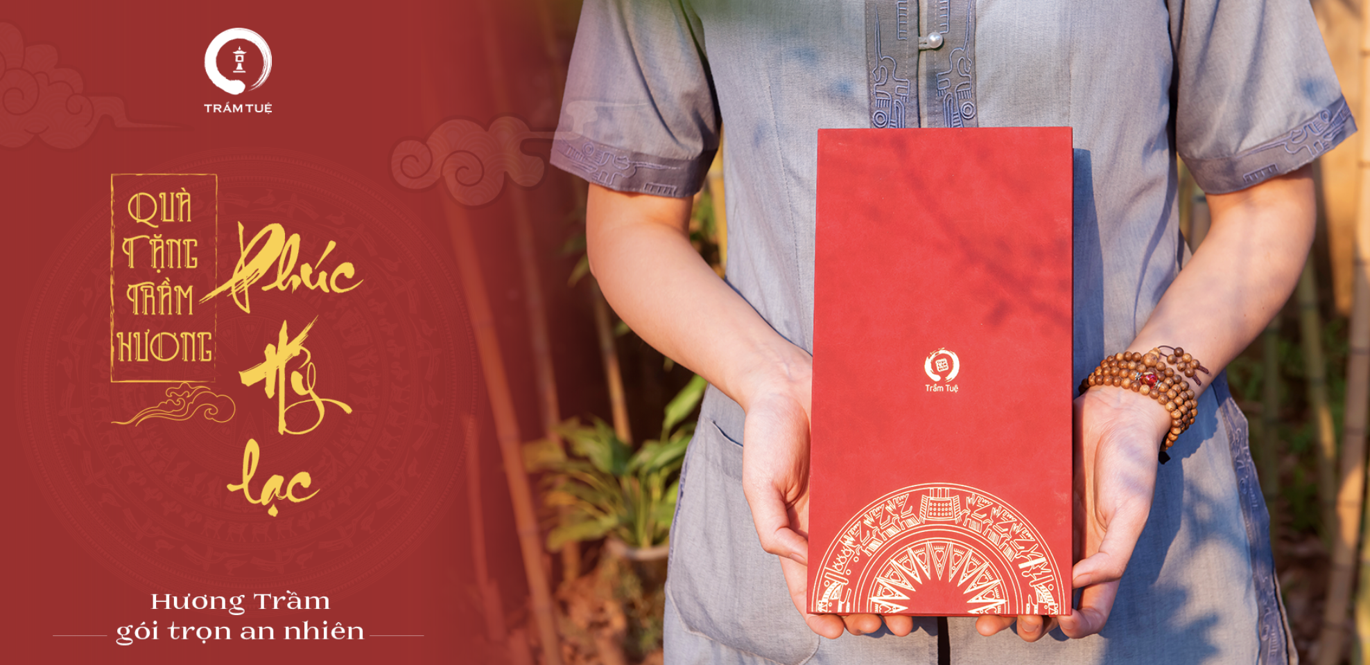 Quà Tặng Trầm Hương Phúc Hỷ Lạc