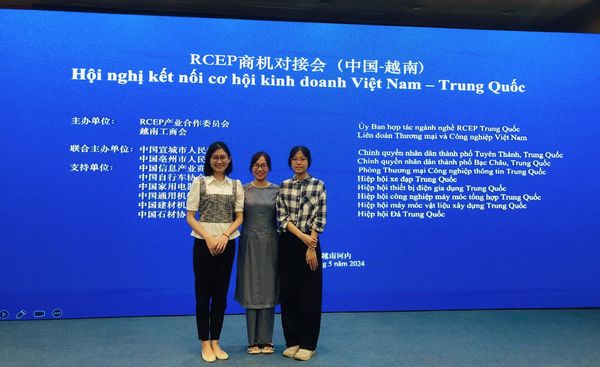 Trầm Tuệ tham dự Hội nghị kết nối cơ hội kinh doanh Việt Nam - Trung Quốc (RCEP)