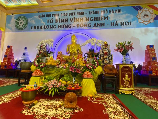 lễ hội truyền thống chùa Long Hưng Đông Anh Hà Nội
