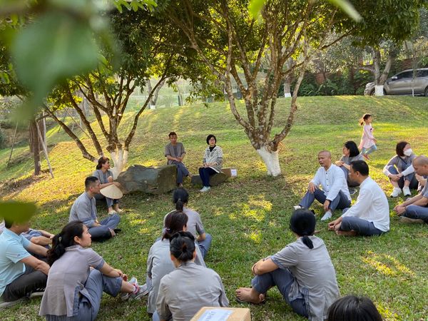 giải nhất kéo co chương trình team building chào xuân 2023 Trầm Tuệ