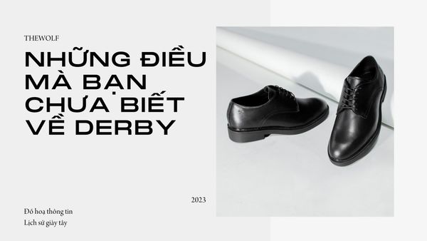 DERBY – MẪU GIÀY TÂY KHÔNG THỂ THIẾU TRONG TỦ GIÀY CỦA BẠN