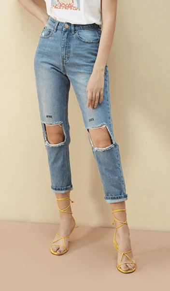 Quần jean skinny kiểu cách hiện đại