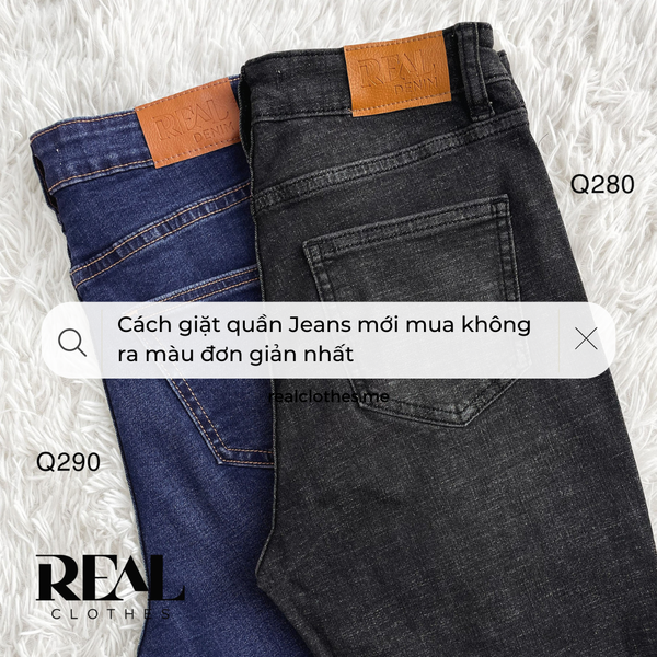 Cách giặt quần Jeans mới mua không ra màu đơn giản nhất