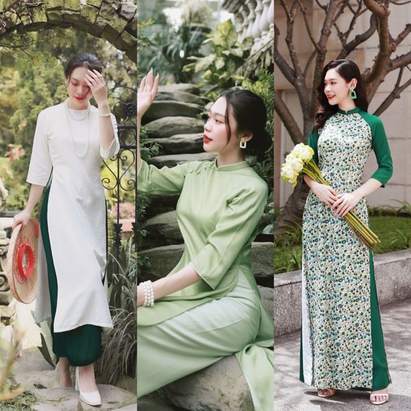 Mặc áo dài vẫn che bụng, tại sao không?