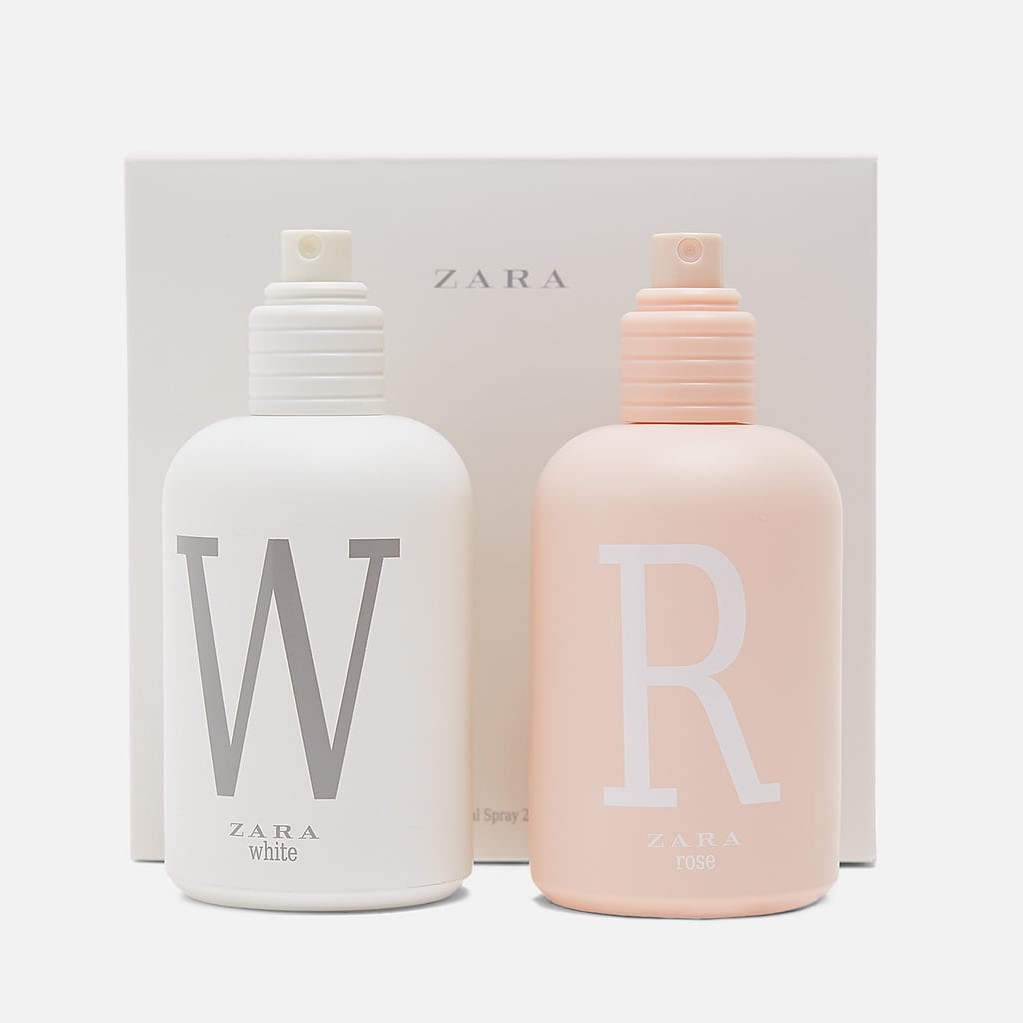 SET NƯỚC HOA ZARA WHITE + ZARA ROSE - Set mùi hương siêu đáng yêu cho nàng