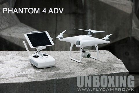 Mở hộp máy bay DJI Phantom 4 ADV