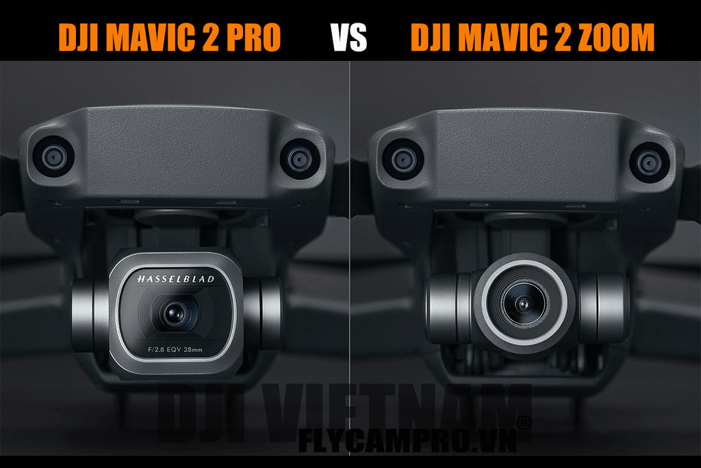 So sánh thông số máy bay Mavic 2 Pro & Mavic 2 Zoom