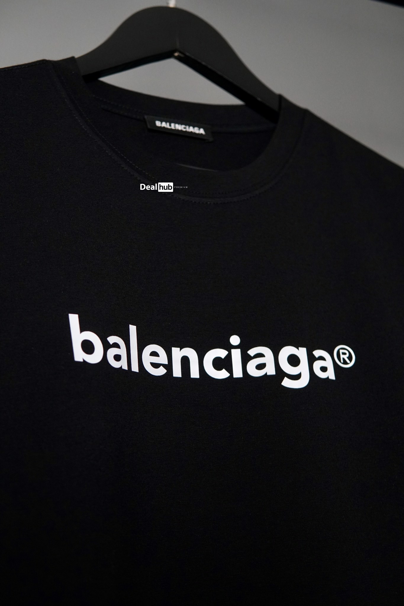 Balenciaga Balenciaga Logo Tee Black  Grailed