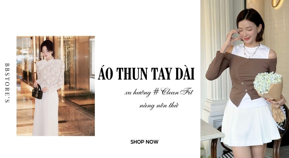 Áo thun tay dài và xu hướng #CleanFit nàng nên thử ngay
