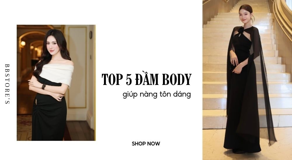 Top 5 đầm body giúp nàng tôn dáng