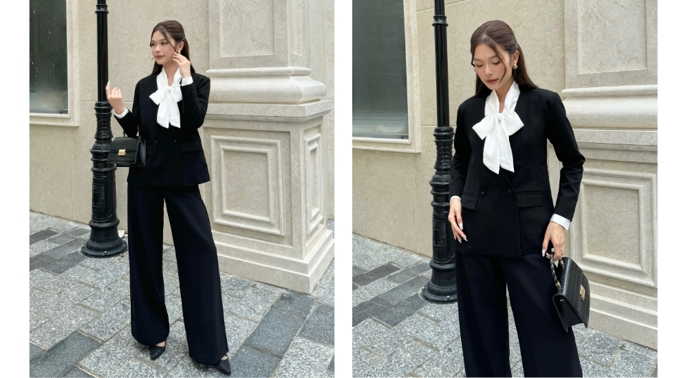 quần tây ống suông