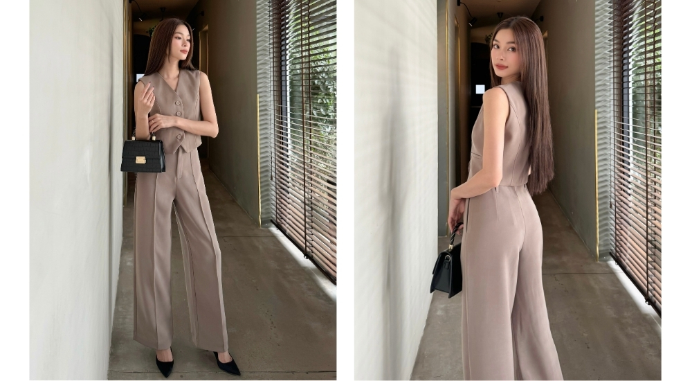 quần tây ống suông