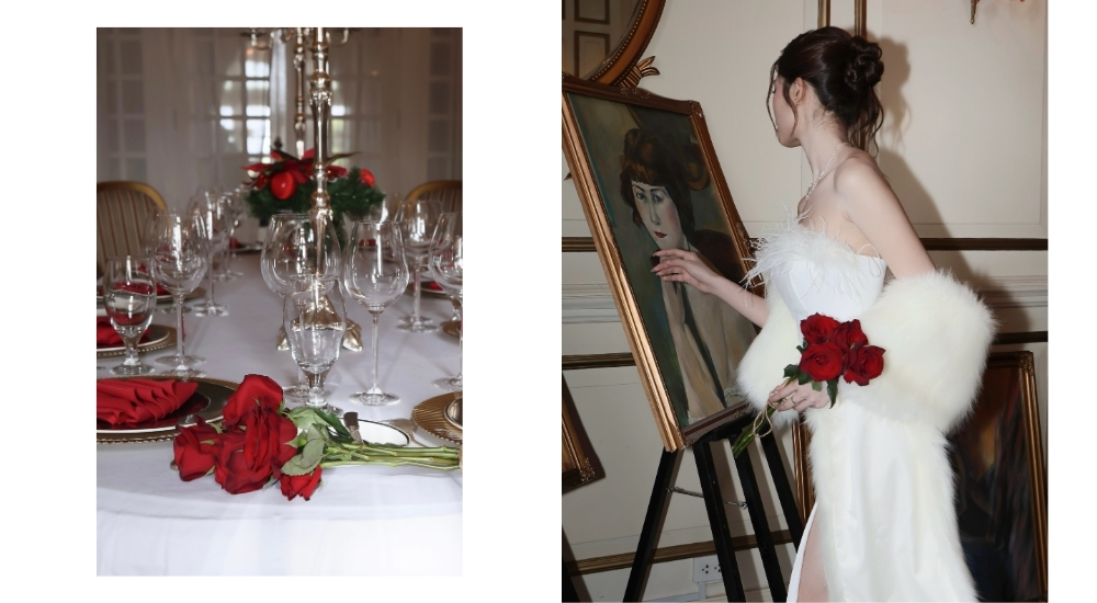 Đầm body phối lông vũ