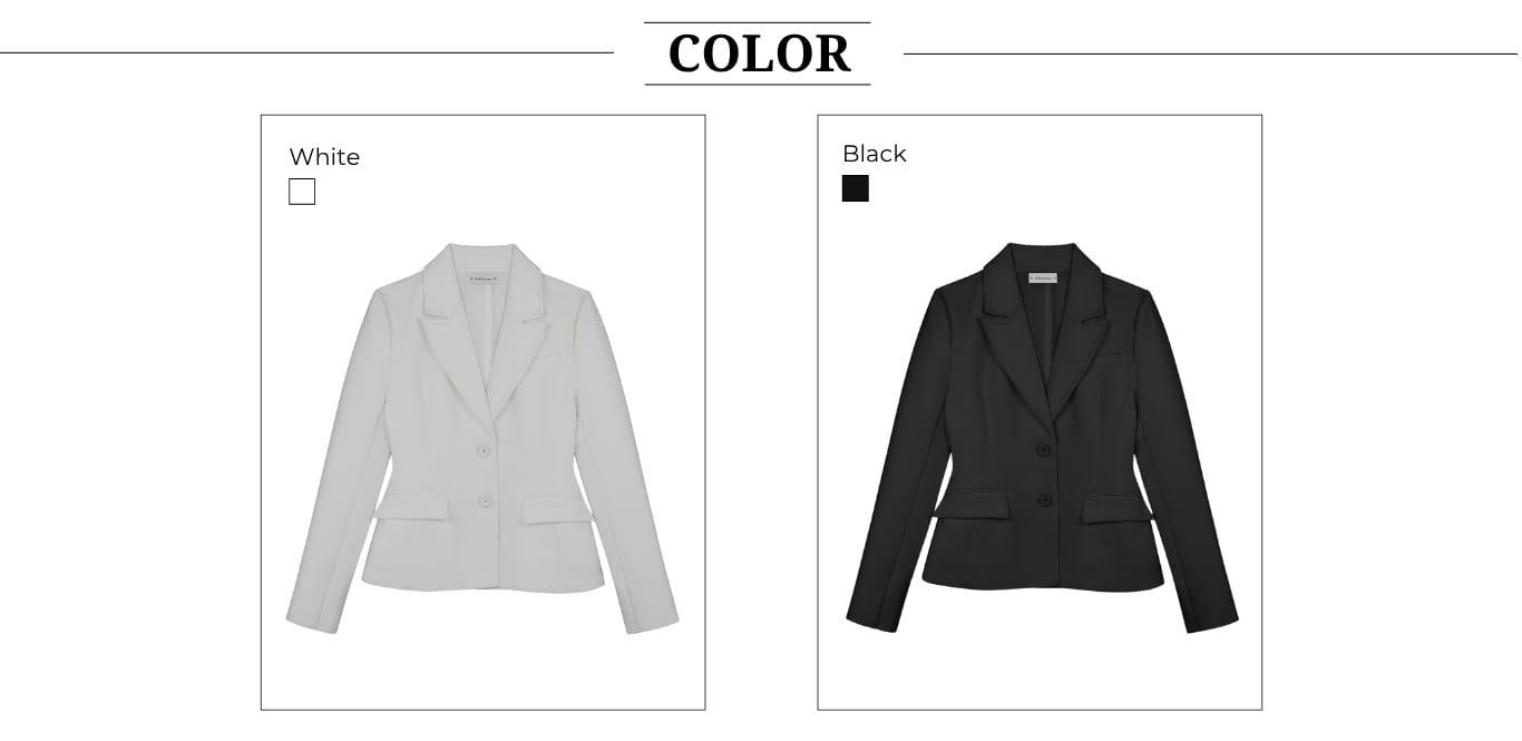 Áo blazer tiệc tay dài chiết eo A4485A - Bảng màu