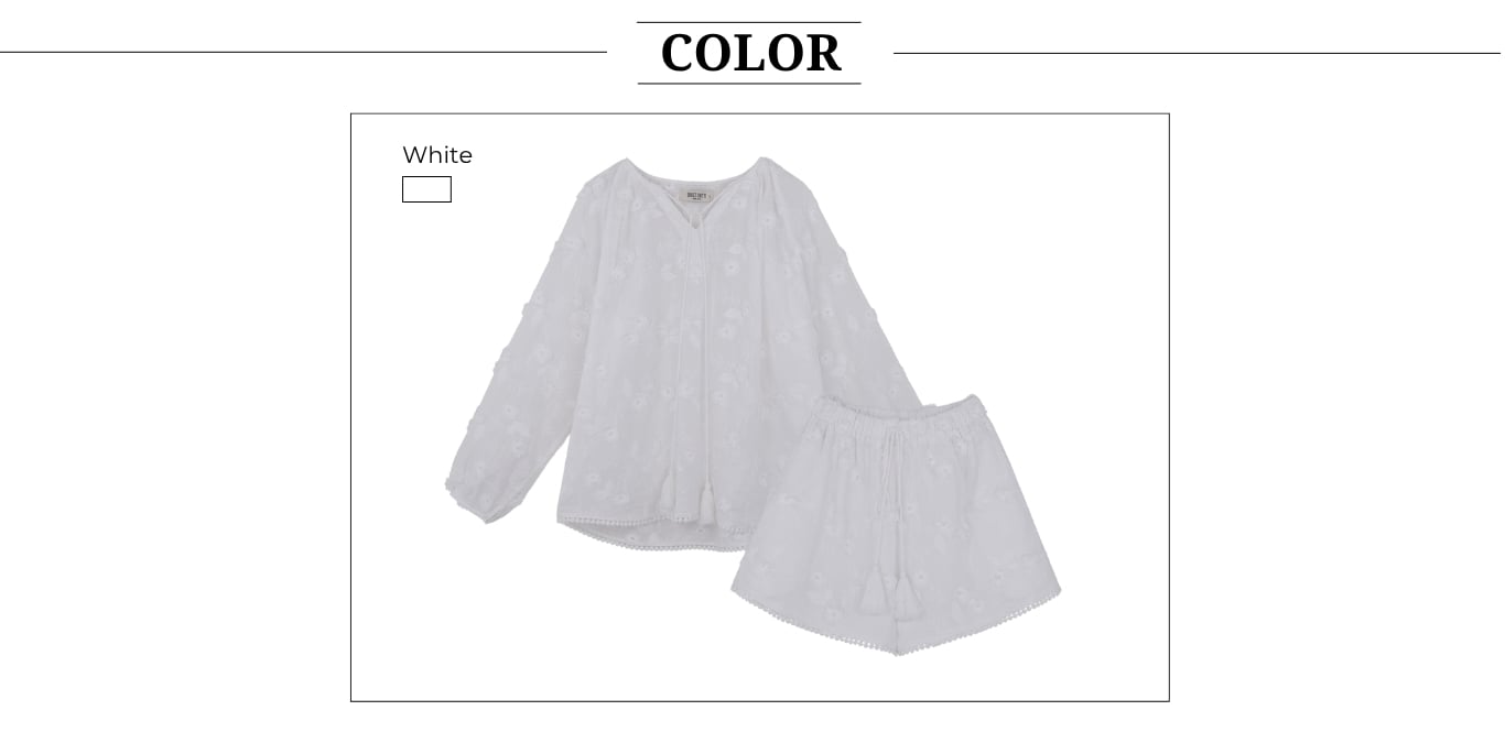 Set dạo phố ngắn linen thêu hoa K4504T - Bảng màu