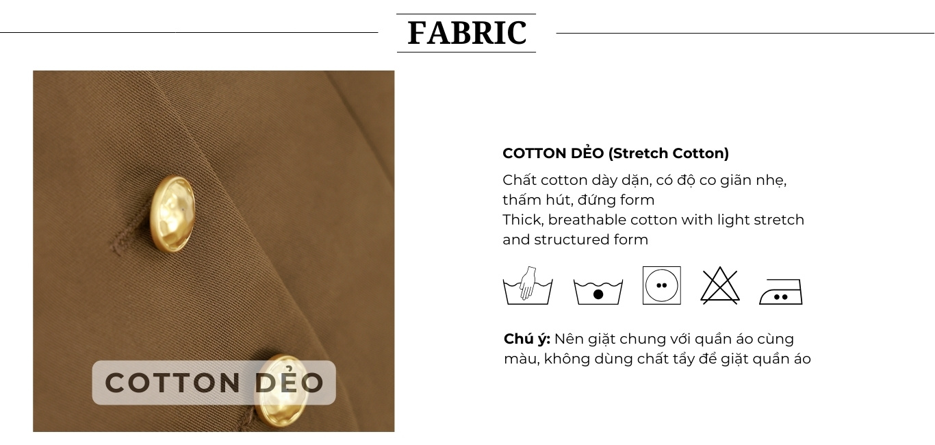 Áo kiểu dạo phố cổ tim cài khuy A4515T - Chất vải cotton