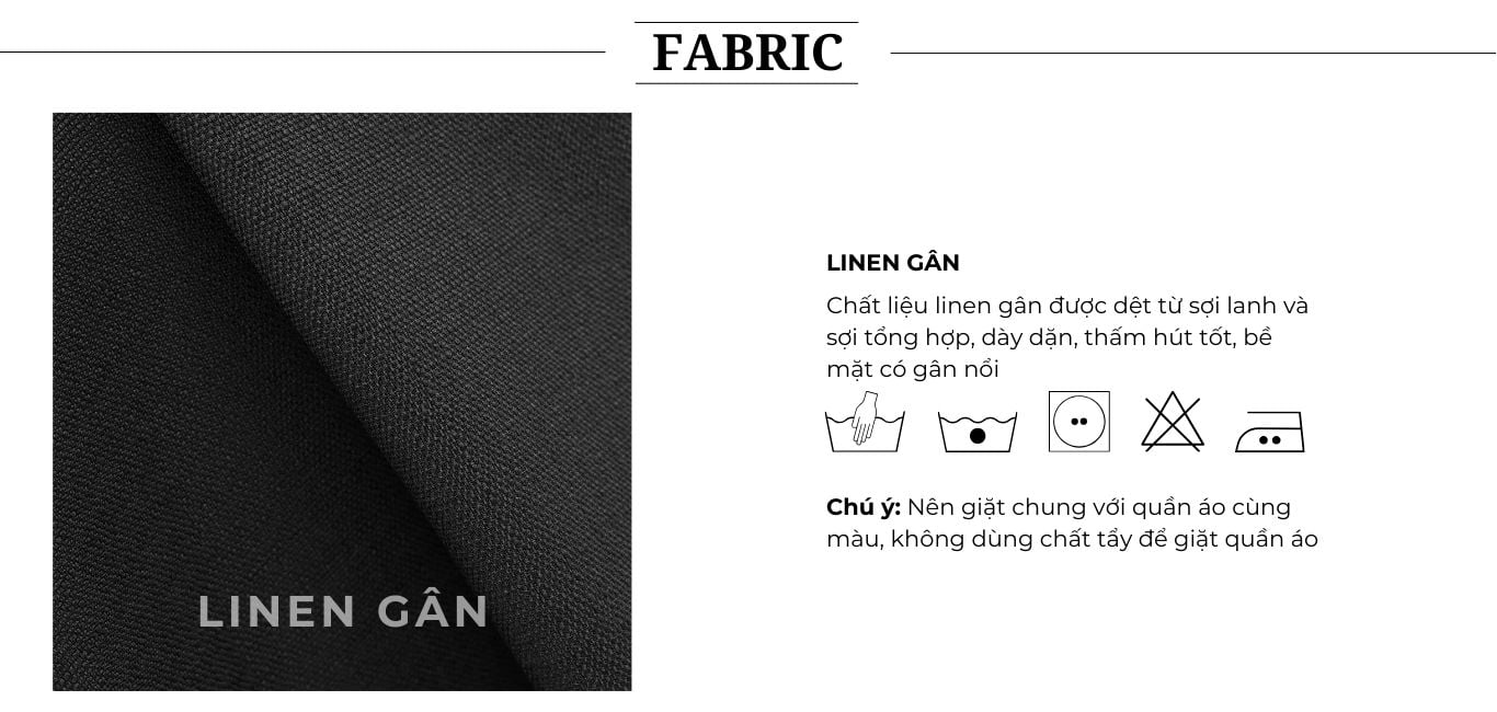 Đầm công sở ngắn linen cổ sơ mi D4370A - Chất vải linen