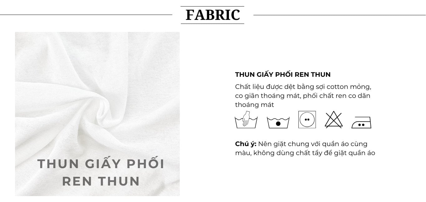 Chất vải của Áo kiểu vai lệch kết hoa vải - A4333B