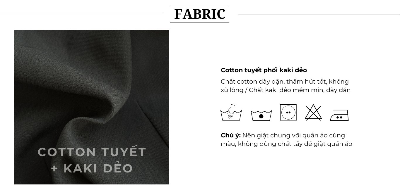 Chất vải của Áo sơ mi công sở phối cổ trắng - A3622