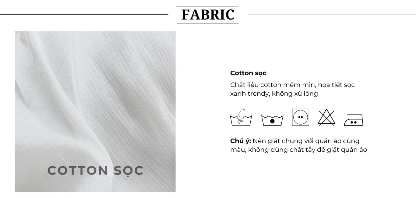 Chất vải của Áo sơ mi tay dài voan ánh kim - A3608