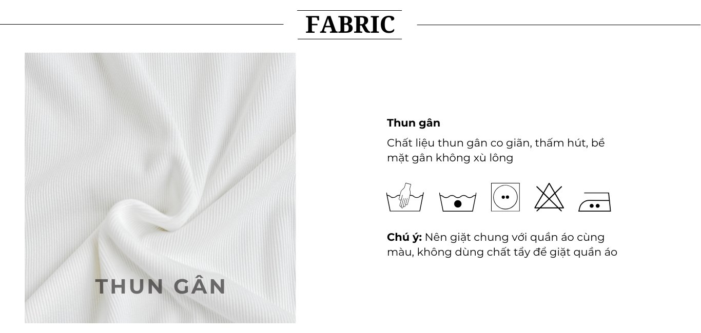 Chất vải của Áo thun gân ba lỗ ôm body - A2256S