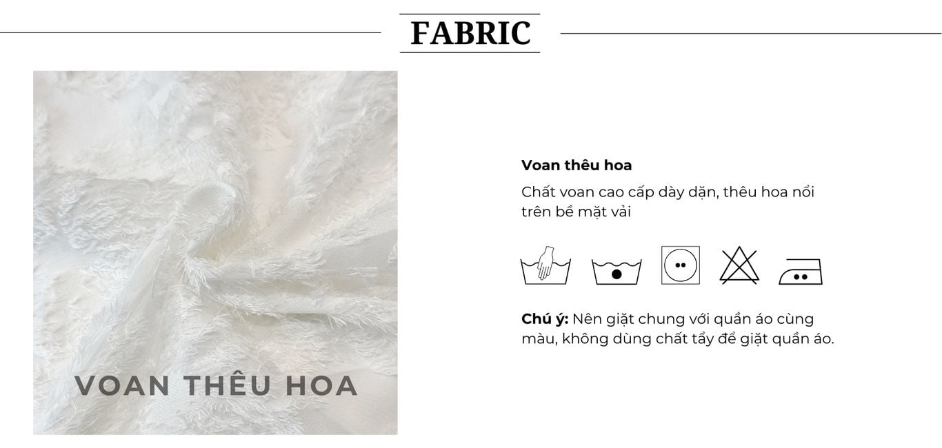 Chất vải của Đầm body dự tiệc voan hoa cổ yếm - D3148