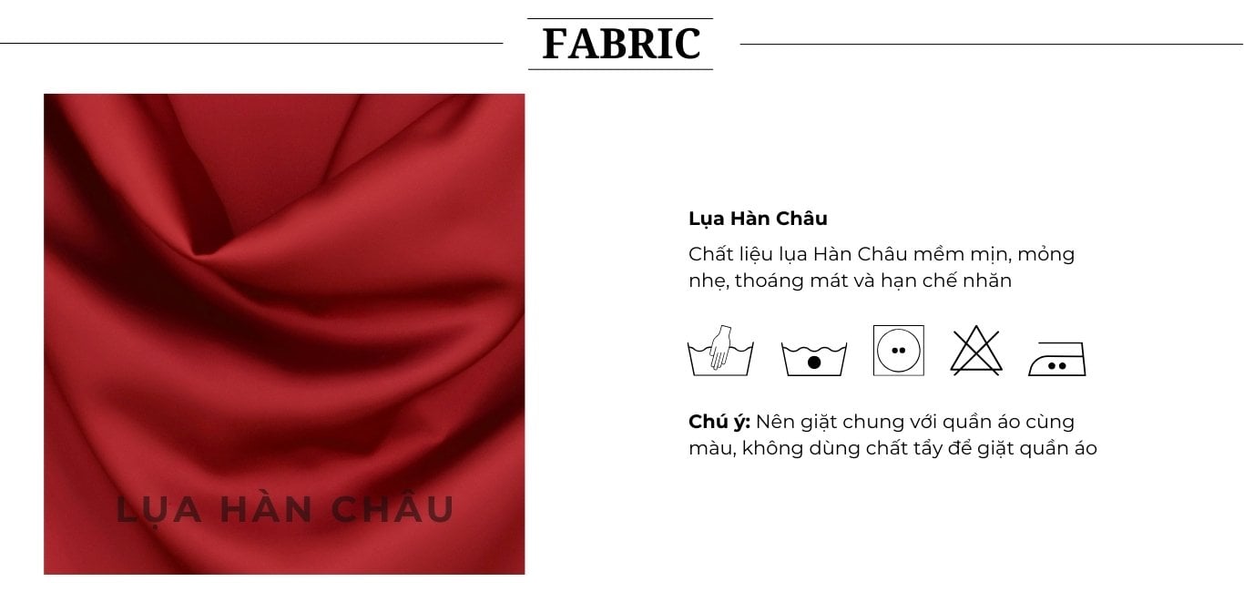 Chất vải của Đầm dự tiệc dài dáng suông - D4268B