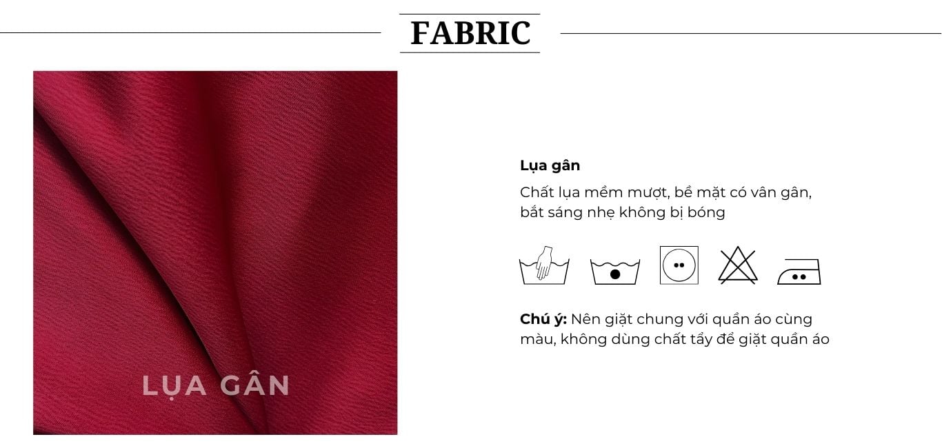 Chất vải của Đầm dự tiệc dài xẻ đùi hoa vải - D4067A