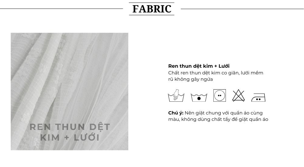 Chất vải của Đầm dự tiệc trễ vai form dài - D3446