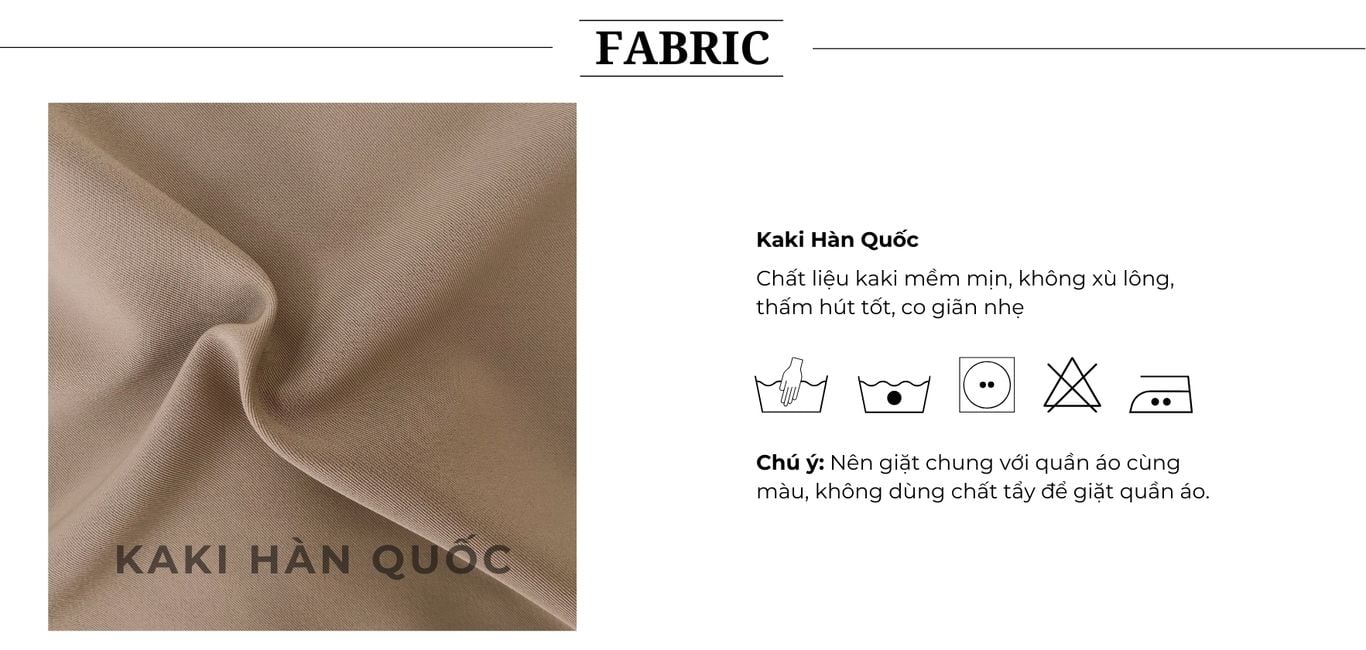 Chất vải của Quần suông công sở - Q3341