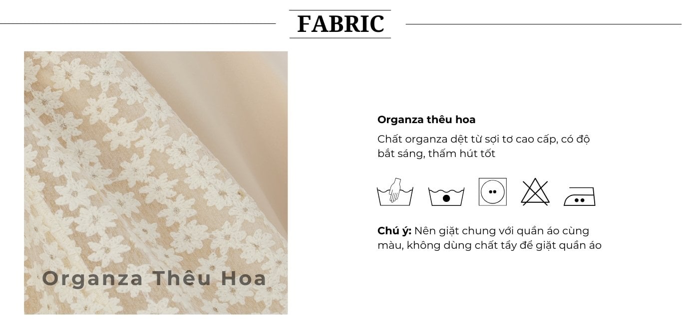 Chất vải của Set áo crop phối chân váy voan - K4270T