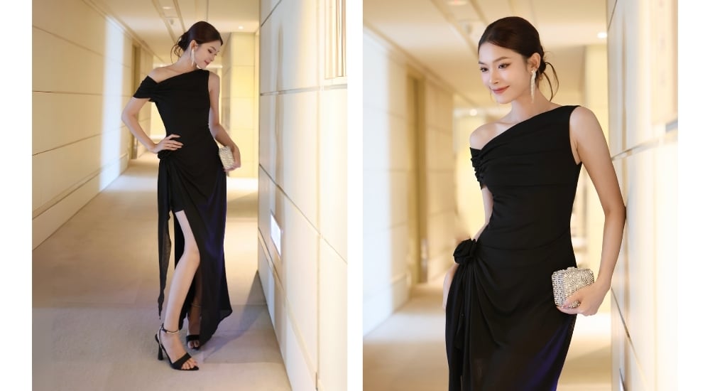 đầm xẻ tà
