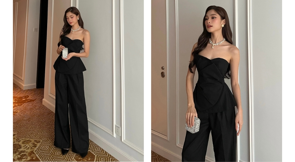 Quần suông công sở xếp ly - Q2119