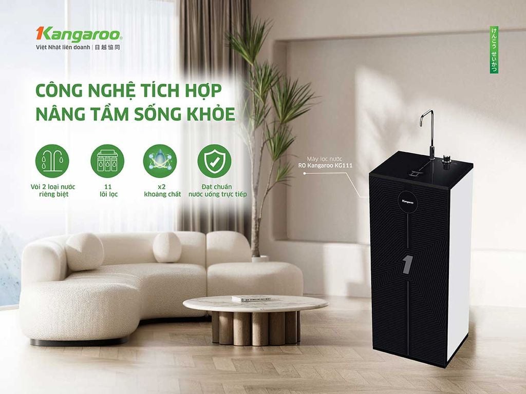 Máy Lọc Nước Kangaroo Hydrogen KG111 Phương Nam Water 1