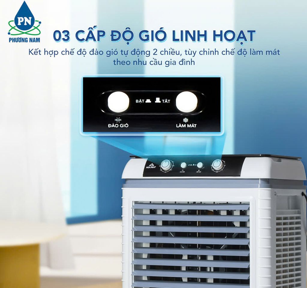 Quạt Hơi Nước Hòa Phát HPCF1-012. Làm Mát 40m² - 50m² - Phương Nam Water 3