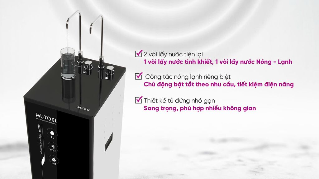 Máy Lọc Nước Mutosi MP-S1013 Nóng Lạnh - Phuong Nam Water 11