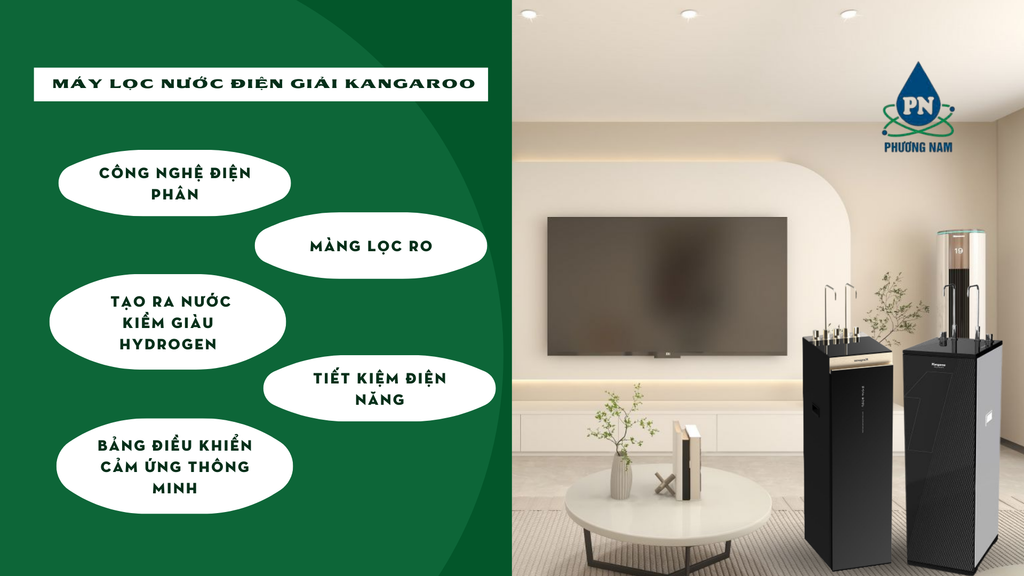 Máy Lọc Nước Điện Giải Kangaroo - Phương Nam Water 1