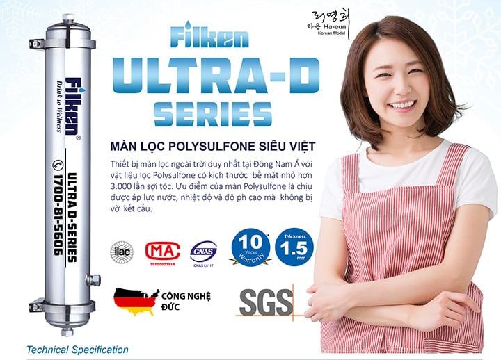 Lọc Nước Sinh Hoạt Filken Ultra DX-3 - Phương Nam Water 1