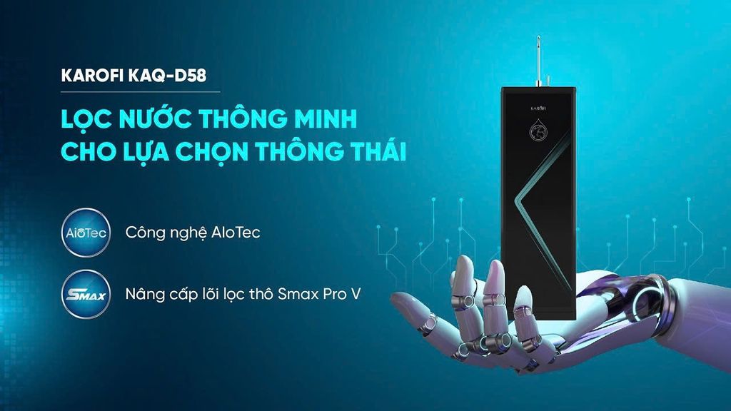 Máy Lọc Nước Karofi KAQ-D58 Phuong Nam Water 1