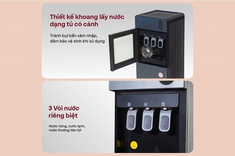 Cây Nước Nóng Lạnh Fujihome WD210UE - Phương Nam Water 6
