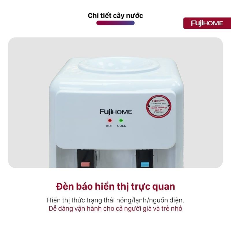 Cây Nước Nóng Lạnh Fujihome WD201E - Phương Nam Water 6