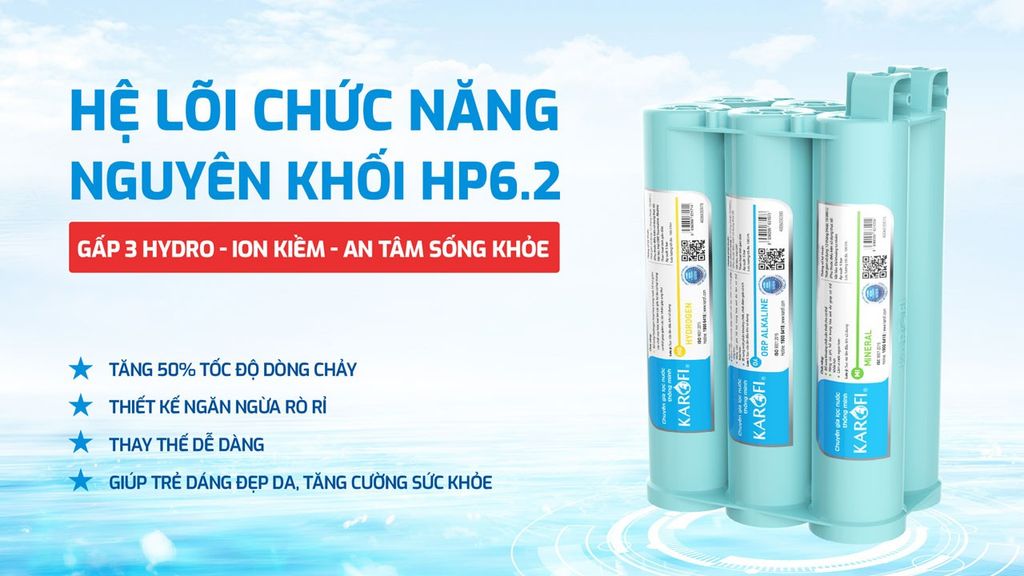 Máy Lọc Nước Nóng Lạnh Hydro-ion Kiềm Karofi KAE-S86 - Phương Nam Water 10