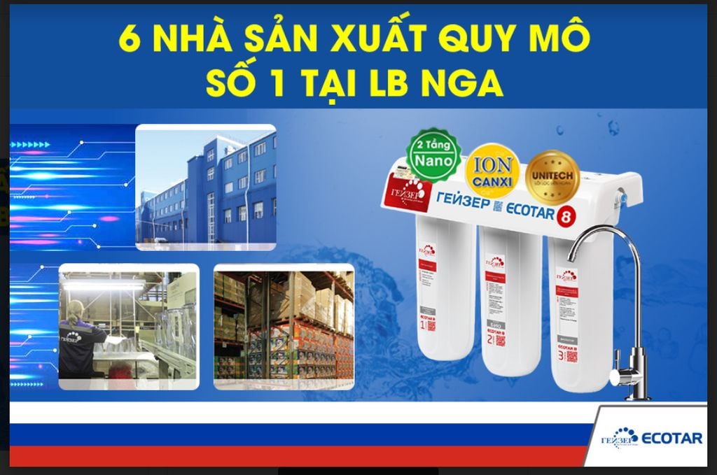 6 nhà máy quy mô số 1 tại Nga - Phương Nam Water